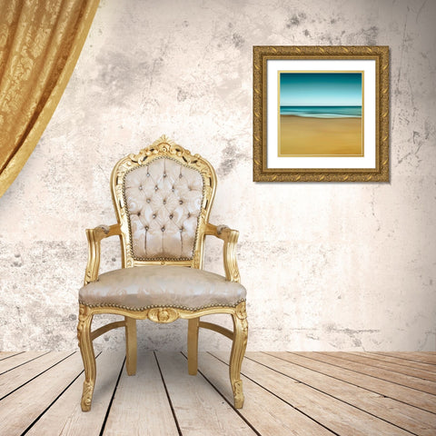 Montauk Moods Gold Ornate Wood Framed Art Print with Double Matting by Gendreau, Katherine