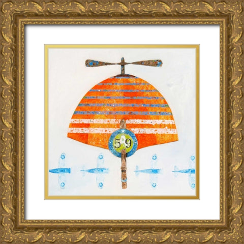 Cap No. 59 Gold Ornate Wood Framed Art Print with Double Matting by Grant, Anthony