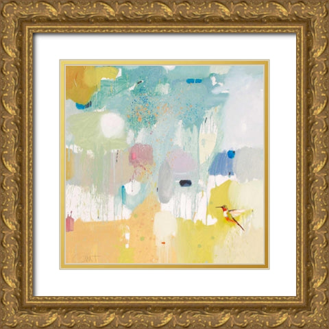 Hummingbird at Home 2 Gold Ornate Wood Framed Art Print with Double Matting by Grant, Anthony