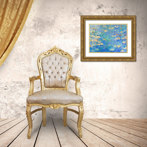 Shenandoah Gold Ornate Wood Framed Art Print with Double Matting by Gonda, Tamara