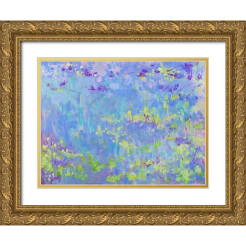 Windswept Gold Ornate Wood Framed Art Print with Double Matting by Gonda, Tamara