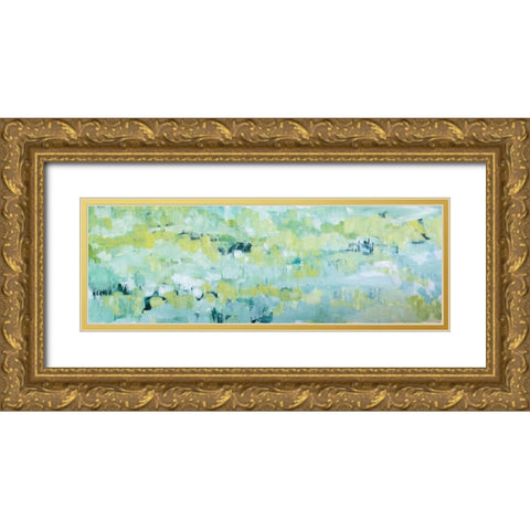 Except in Spring Gold Ornate Wood Framed Art Print with Double Matting by Gonda, Tamara