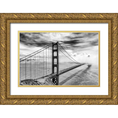Into the Abyss Gold Ornate Wood Framed Art Print with Double Matting by Gordon, Dave
