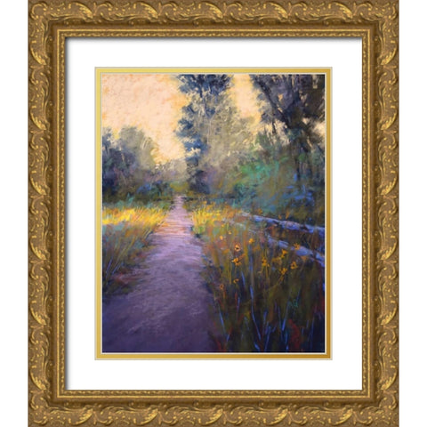 Its the Glow Gold Ornate Wood Framed Art Print with Double Matting by Gos, Alejandra
