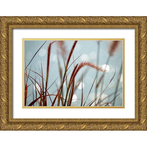 By the Chicago River No. 3 Gold Ornate Wood Framed Art Print with Double Matting by Gonzalez, Ulpi