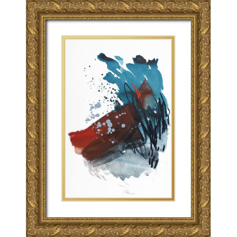Before Freezing Point Gold Ornate Wood Framed Art Print with Double Matting by Guo, Ying