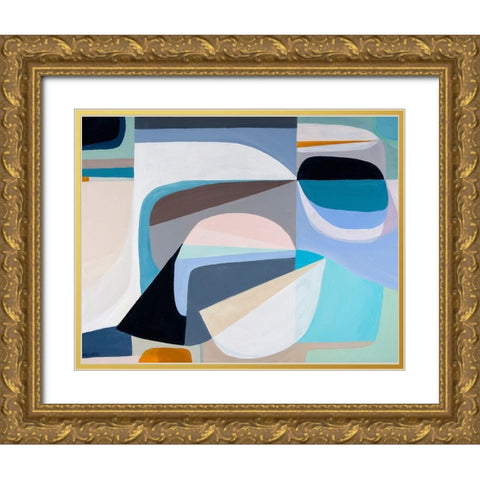 Drift Gold Ornate Wood Framed Art Print with Double Matting by Griese, Marion