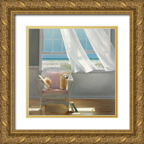 Getaway Gold Ornate Wood Framed Art Print with Double Matting by Hollingsworth, Karen