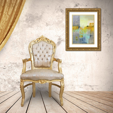 Echo I Gold Ornate Wood Framed Art Print with Double Matting by Hassler, Pam