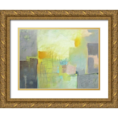 Echo II Gold Ornate Wood Framed Art Print with Double Matting by Hassler, Pam