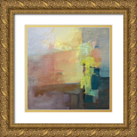 Homage I Gold Ornate Wood Framed Art Print with Double Matting by Hassler, Pam