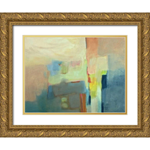 Homage II Gold Ornate Wood Framed Art Print with Double Matting by Hassler, Pam