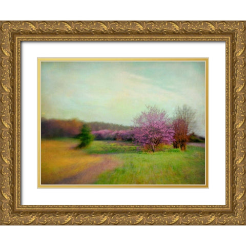 Nature Is Divine Gold Ornate Wood Framed Art Print with Double Matting by Hanna, Dawn D.