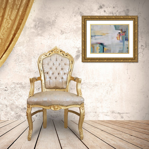 On My Terms Gold Ornate Wood Framed Art Print with Double Matting by Hale, Karen