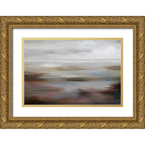Serene Image Gold Ornate Wood Framed Art Print with Double Matting by Hale, Karen
