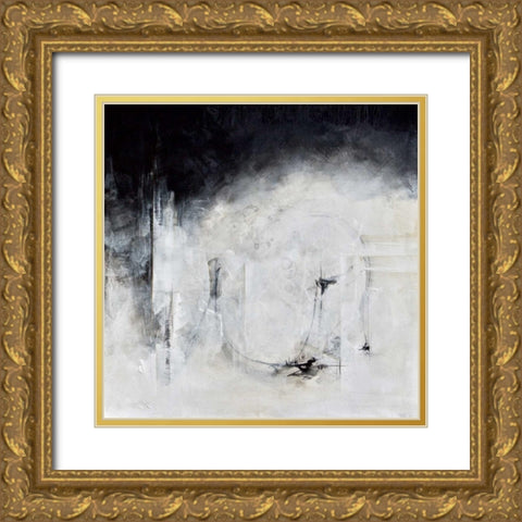 Solidarity Gold Ornate Wood Framed Art Print with Double Matting by Hale, Karen