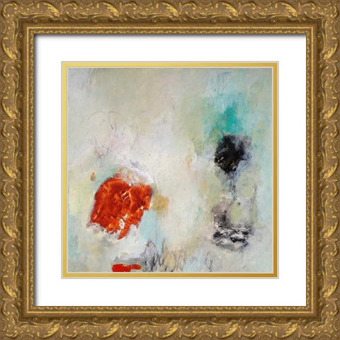 Can Almost Reach Gold Ornate Wood Framed Art Print with Double Matting by Hoeft, Nicole