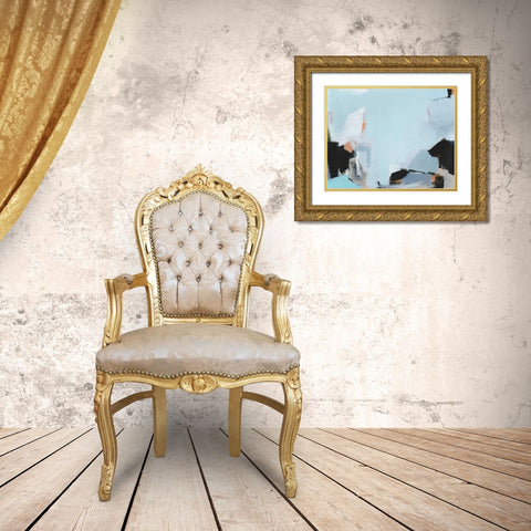 Iceberg Gold Ornate Wood Framed Art Print with Double Matting by Hawkins, Amanda