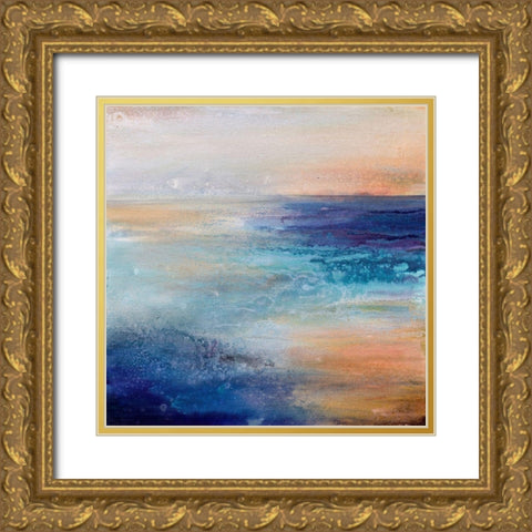 Coastal Living Gold Ornate Wood Framed Art Print with Double Matting by Hale, Karen