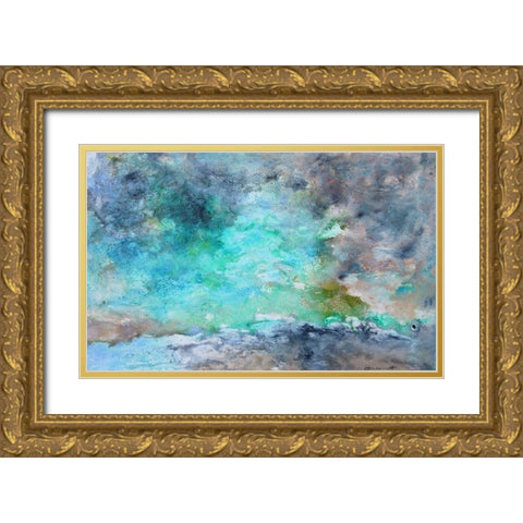 Reflections of Nature Gold Ornate Wood Framed Art Print with Double Matting by Herckenrath, Ingeborg