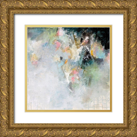 Enveloped Gold Ornate Wood Framed Art Print with Double Matting by Hale, Karen