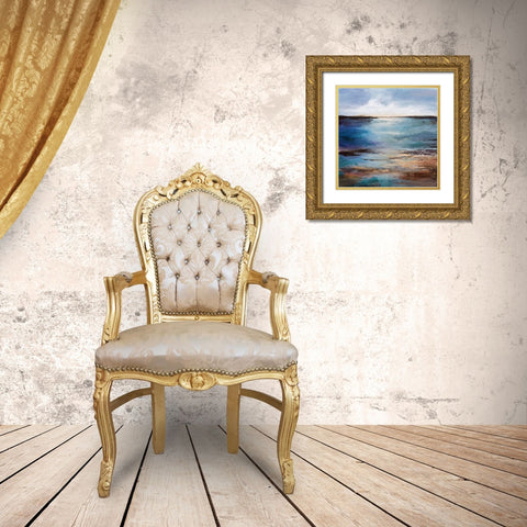 Slow Motion Gold Ornate Wood Framed Art Print with Double Matting by Hale, Karen