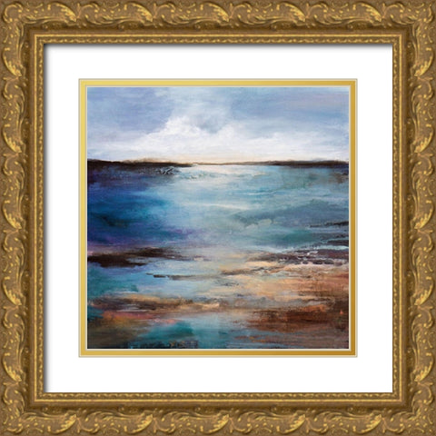 Slow Motion Gold Ornate Wood Framed Art Print with Double Matting by Hale, Karen