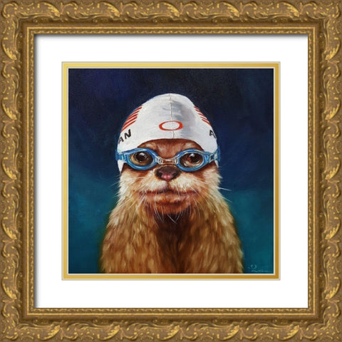 Olympic Hopeful No. 2 Gold Ornate Wood Framed Art Print with Double Matting by Heffernan, Lucia