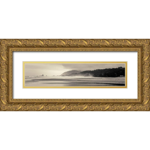 Cannon Beach No. 7 Gold Ornate Wood Framed Art Print with Double Matting by Horsfall, Gary