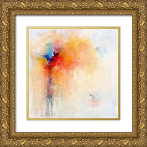 Bold and Sassy Gold Ornate Wood Framed Art Print with Double Matting by Hale, Karen