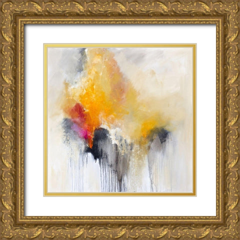 Dancing On Land Gold Ornate Wood Framed Art Print with Double Matting by Hale, Karen