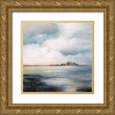 Speak Quietly Gold Ornate Wood Framed Art Print with Double Matting by Hale, Karen
