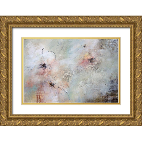 Through The Haze Gold Ornate Wood Framed Art Print with Double Matting by Hale, Karen