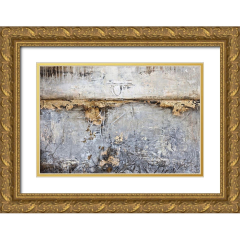Of Other Times Gold Ornate Wood Framed Art Print with Double Matting by Hale, Karen