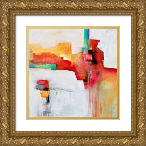 Find Your Way Gold Ornate Wood Framed Art Print with Double Matting by Hale, Karen
