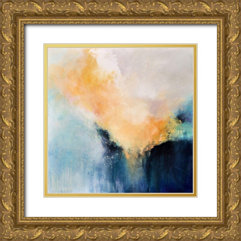 A Moment Suspended Gold Ornate Wood Framed Art Print with Double Matting by Hale, Karen