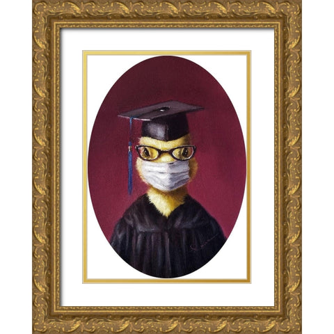 Class of 2020 Gold Ornate Wood Framed Art Print with Double Matting by Heffernan, Lucia