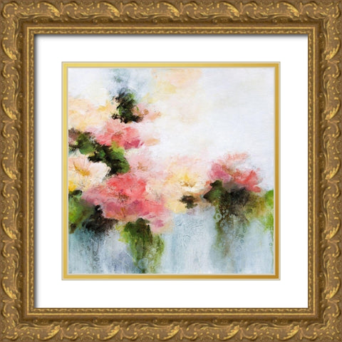 Welcome Home Gold Ornate Wood Framed Art Print with Double Matting by Hale, Karen