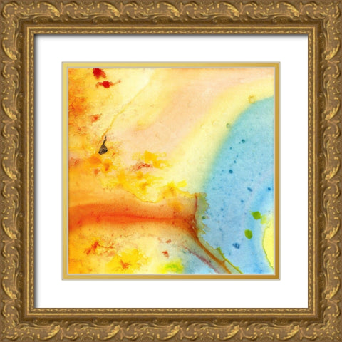 Untitled 37 Gold Ornate Wood Framed Art Print with Double Matting by Hile, Scott