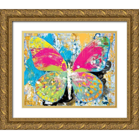 Subway Monarch Gold Ornate Wood Framed Art Print with Double Matting by Hastings, Porter