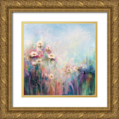Spring Collection Gold Ornate Wood Framed Art Print with Double Matting by Hale, Karen