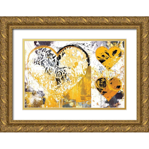 Continental Rummy Gold Ornate Wood Framed Art Print with Double Matting by Hastings, Porter