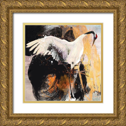 Firebird Suite Gold Ornate Wood Framed Art Print with Double Matting by Hastings, Porter