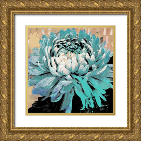 Boom Bloom No. 2 Gold Ornate Wood Framed Art Print with Double Matting by Hastings, Porter