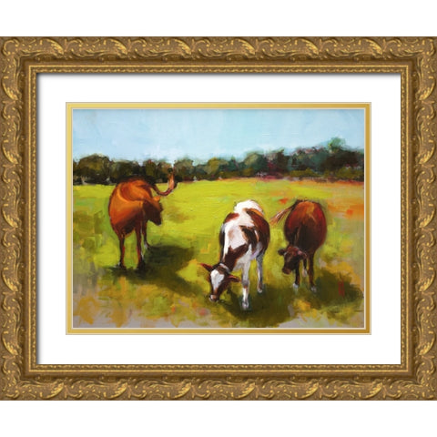 Hannah and Her Sisters Gold Ornate Wood Framed Art Print with Double Matting by Hootnick, Sally