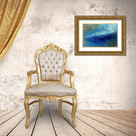 Lost Paradise Gold Ornate Wood Framed Art Print with Double Matting by Iliina, Tatiana