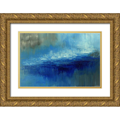 Lost Paradise Gold Ornate Wood Framed Art Print with Double Matting by Iliina, Tatiana