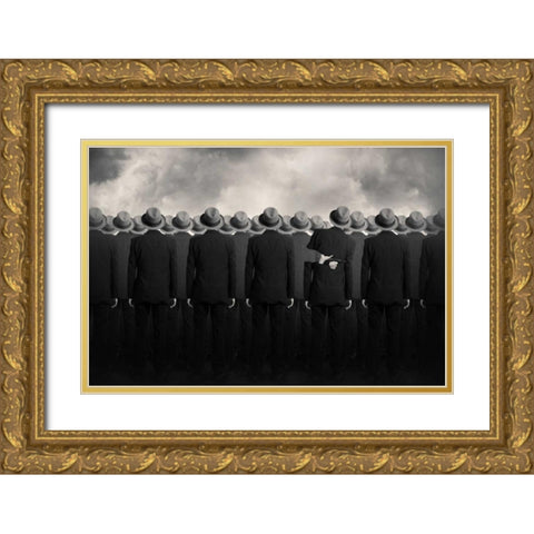 Shell Gold Ornate Wood Framed Art Print with Double Matting by Ingberg, Tommy