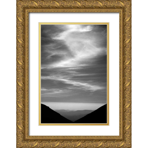 Heavens Above Gold Ornate Wood Framed Art Print with Double Matting by PhotoINC Studio