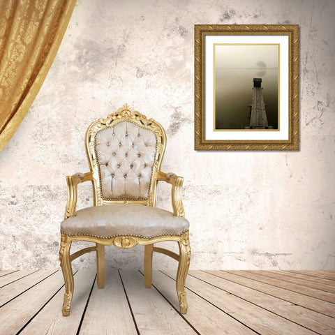Dock 4 Gold Ornate Wood Framed Art Print with Double Matting by PhotoINC Studio